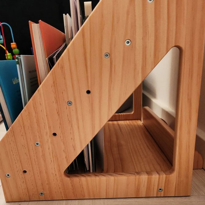 Lavorazione stabile della libreria Montessori